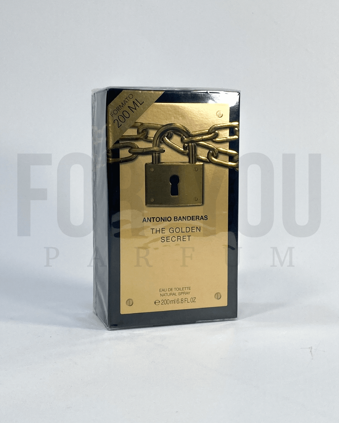 ANTONIO BANDERAS-THE GOLDEN SECRET Eau De Toilette 200ml -authentique-parfum authentique-prix maroc-original-original perfum-