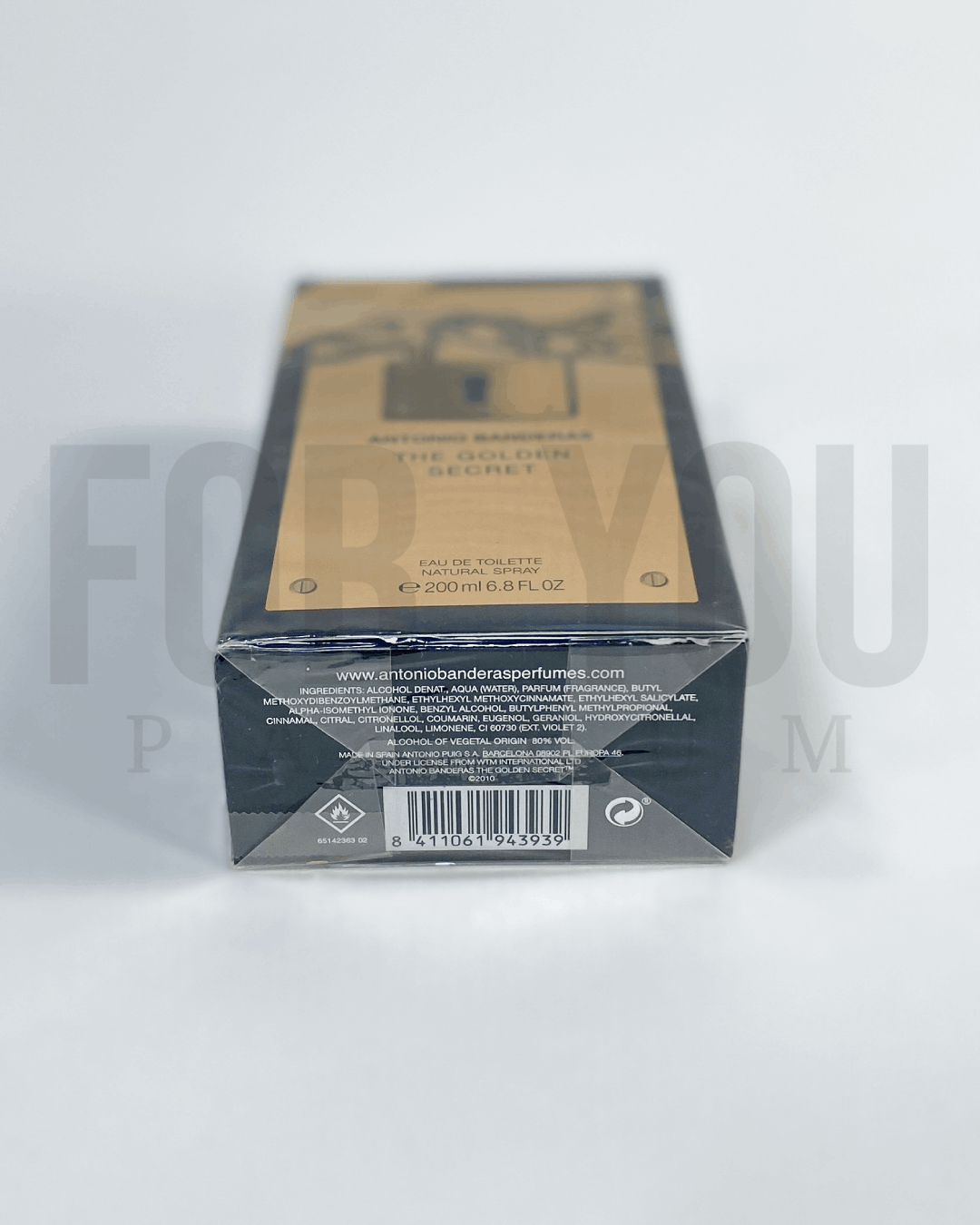 ANTONIO BANDERAS-THE GOLDEN SECRET Eau De Toilette 200ml -authentique-parfum authentique-prix maroc-original-original perfum-