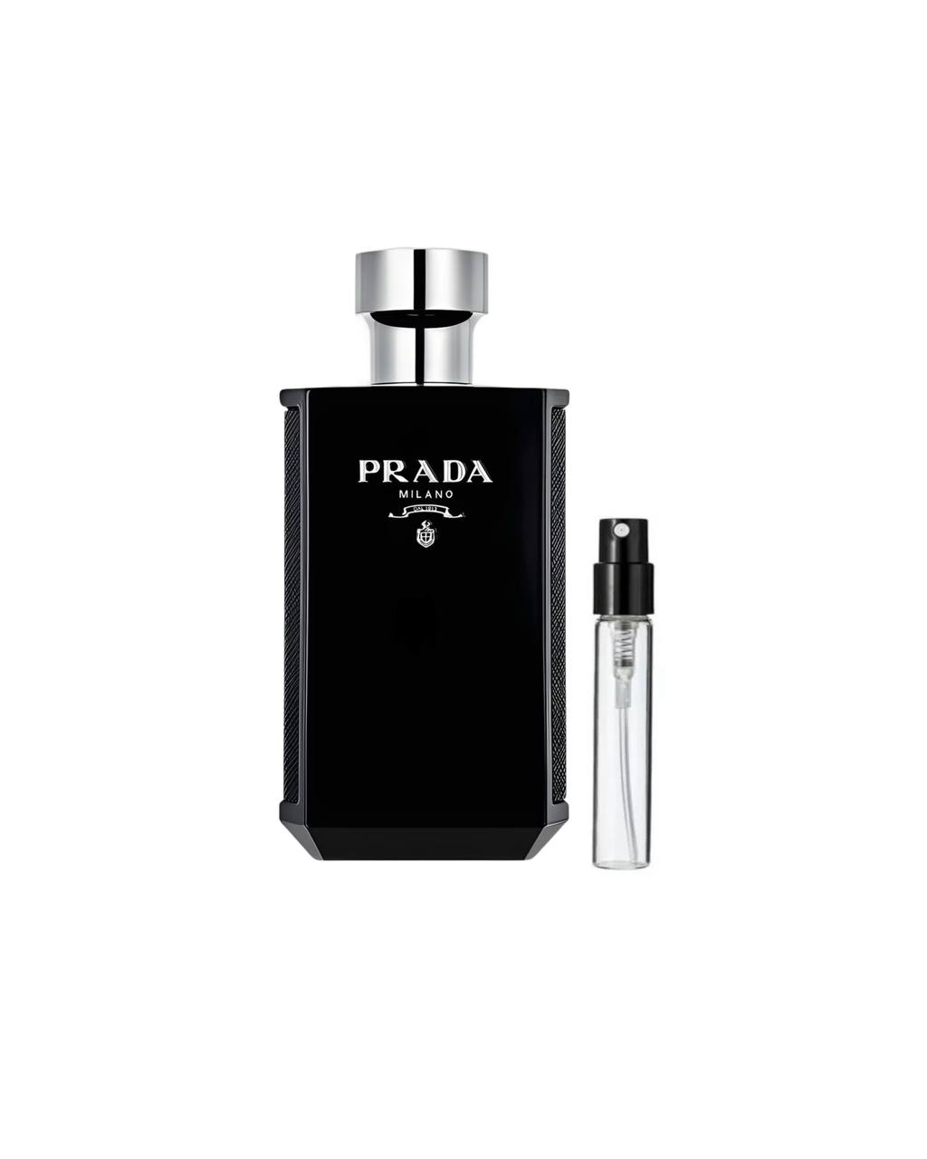 100% Authentiques DECANTAGE L'Homme Prada Intense exprime la pluralité de l'identité masculine à travers les notes intenses d