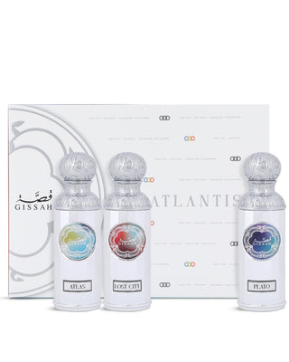 ATLANTIS SET 3X50ml – GISSAH foryou.ma | vente de parfum original au Maroc pour homme et femme – Vous cherchez un parfum original ? Achetez des Parfums authentiques aux meilleurs prix au Maroc–foryou la meilleurs parfumerie en ligne