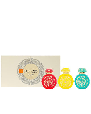 BURANO FAMILY SET – EDP 3X30ml – GISSAH foryou.ma | vente de parfum original au Maroc pour homme et femme – Vous cherchez un parfum original ? Achetez des Parfums authentiques aux meilleurs prix au Maroc–foryou la meilleurs parfumerie en ligne