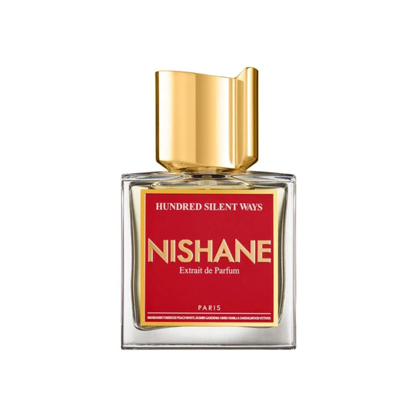 Achetez Hundred Silent Ways de Nishane original au Maroc. Parfum de niche mixte : tubéreuse, pêche, jasmin et vanille. Livrai