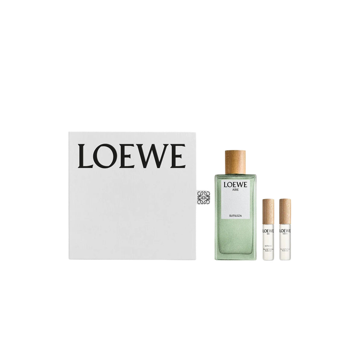 COFFRET Aire Sutileza Eau De Toilette: 100mlEau De Toilette: 7,5mlLoewe EarthEau De Parfum: 7,5Aire Sutileza de Loewe est un 