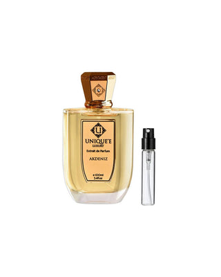 DECANTAGE Parfum [AKDENIZ] [UNIQUE'E LUXURY], parfum [mixte], notes [Marines, Agrumes, Fruitées, Boisées, Ambrées]. 100% authentique, livraison rapide au Maroc. foryou.ma