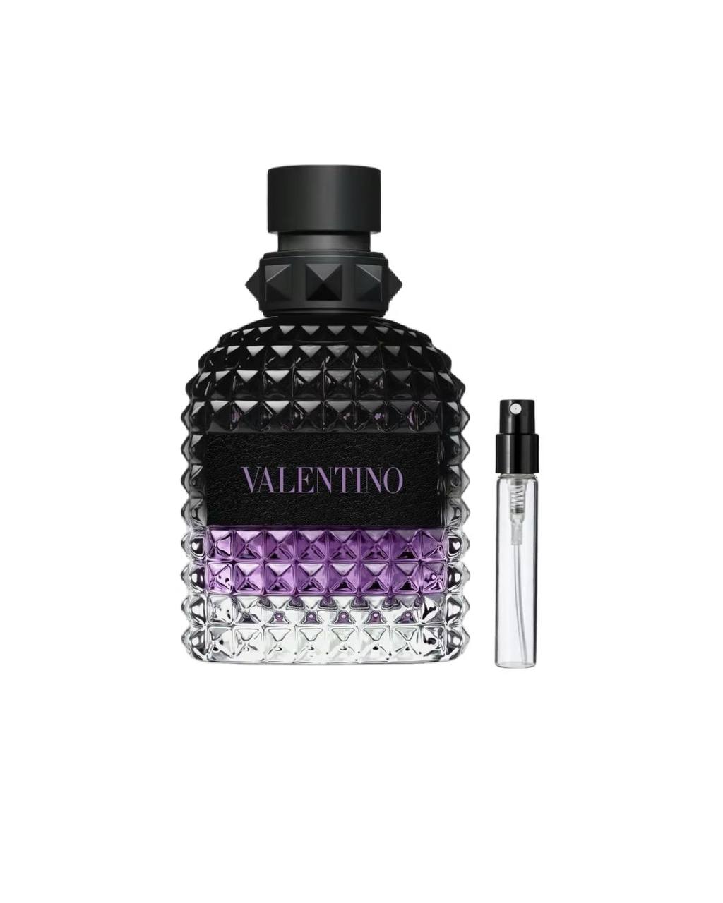 DECANTAGE Parfum [VALENTINO] [VALENTINO UOMO BORN IN ROMA PURPLE MELANCHOLIA], eau de parfum [homme], notes [Boisées Aromatiques], tête [Cardamome], cœur [Noix de Coco, Lavande], fond [Amberwood]. 100% authentique, livraison rapide au Maroc. foryou.ma