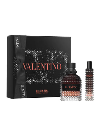 VALENTINO - COFFRET BORN IN ROMA CORAL FANTASY Eau De Toilette POUR HOMMEforyou-vente de parfum original au Maroc-parfum original Maroc-prix maroc-foryou parfum original-authentique-parfum authentique-prix maroc