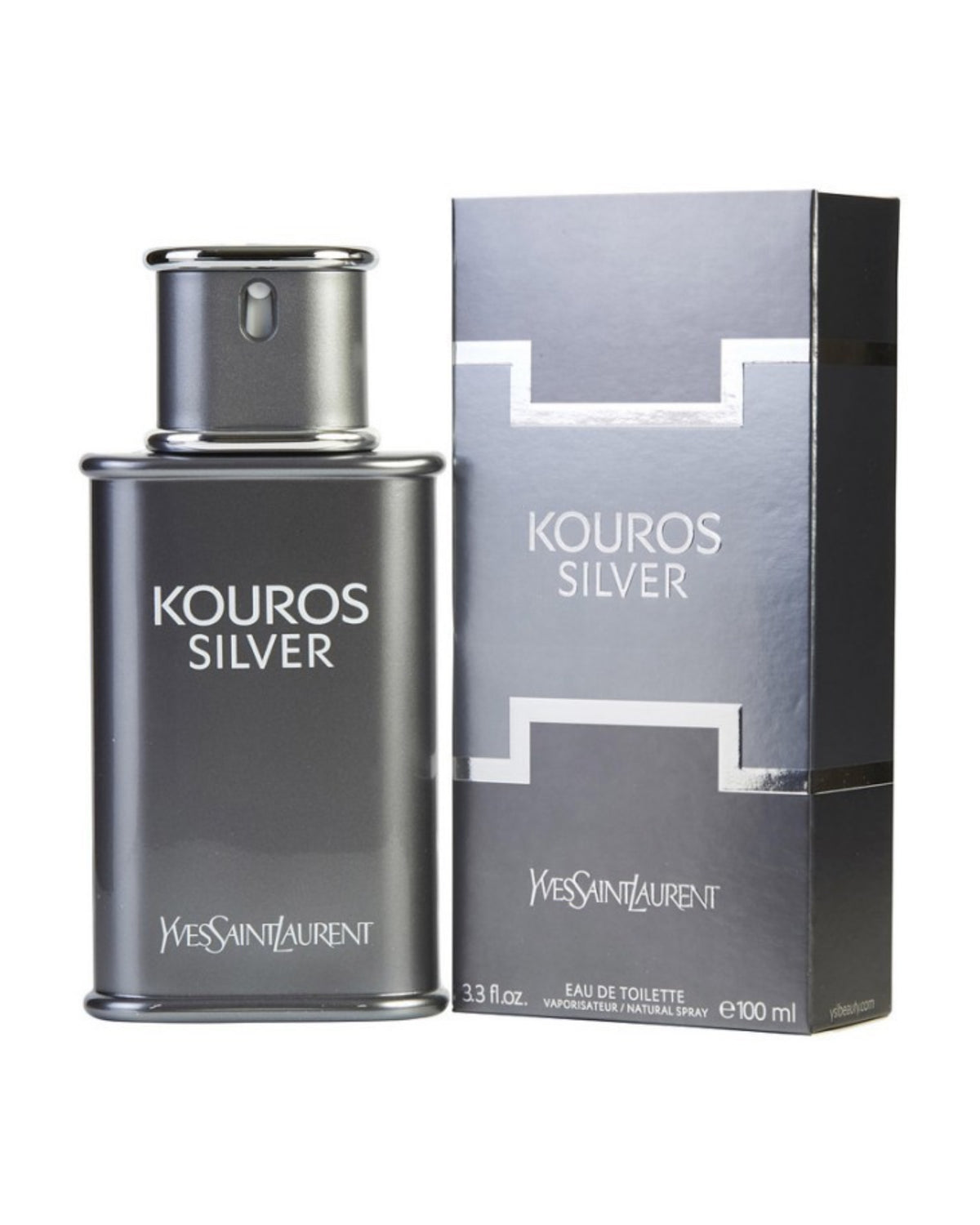 YVES SAINT LAURENT - KOUROS SILVER Eau De Toilette-foryou-vente de parfum original au Maroc-parfum original Maroc-prix maroc-