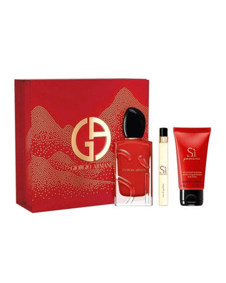 COFFRET SI PASSIONE Eau De Parfum Intense 100ML – GIORGIO ARMANI foryou.ma | vente de parfum original au Maroc pour homme et femme.