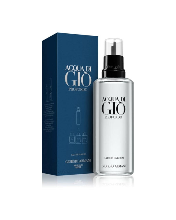 REFILL ACQUA DI GIO PROFONDO Eau De Parfum – GIORGIO ARMANI foryou.ma | La Destination Ultime pour des Parfums Originaux à des Prix Imbattables au maroc.