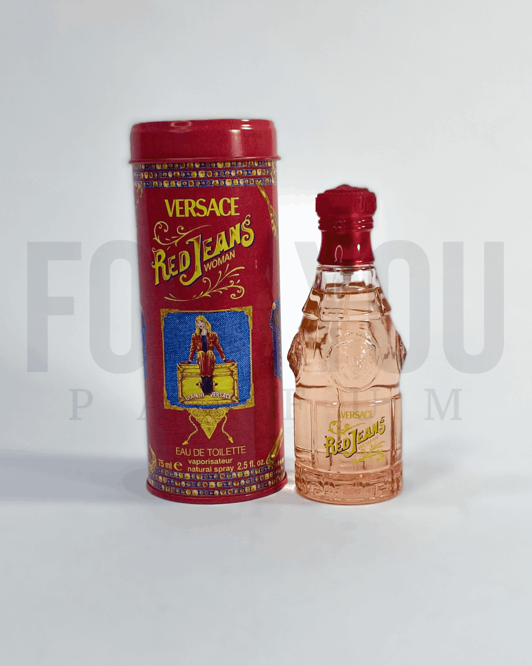 RED JEANS VERSACE Eau De Toilette parfum original Maroc prix maroc foryou parfum original foryou.ma