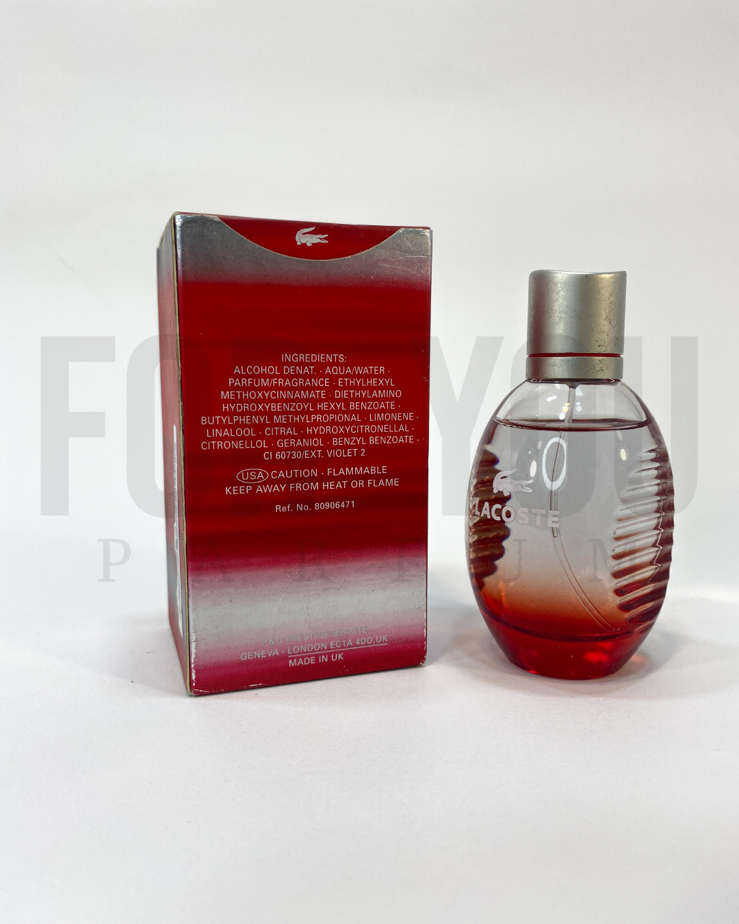 RED LACOSTE FRAGRANCES EAU DE TOILETTE POUR HOMME prix Maroc parfum original foryou foryou.ma