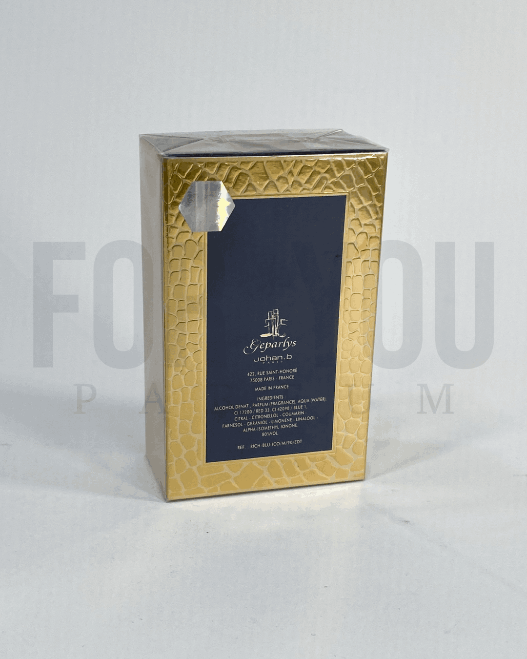 RICH BLU ICONE-JOHAN.B Eau De Toilette-authentique-parfum authentique-prix maroc-original-original perfum-perfume-eau de parf